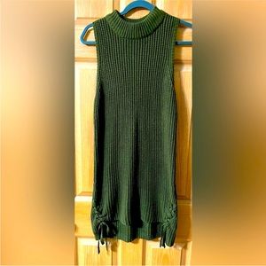 Pink Rose sleeveless cable knit dress - XL